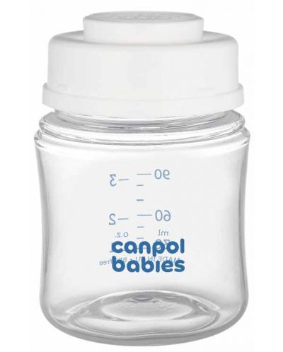 Set de recipiente pentru depozitarea laptelui matern Canpol babies - 3 x 120 ml - 2
