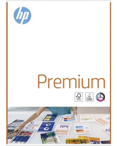 Hartie de copiat HP - Premium, A4, 80 g/m2, 500 de coli, alb - 1