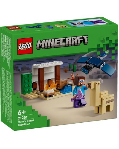 Constructor LEGO Minecraft - Expediția lui Steve în deșert (21251) - 1