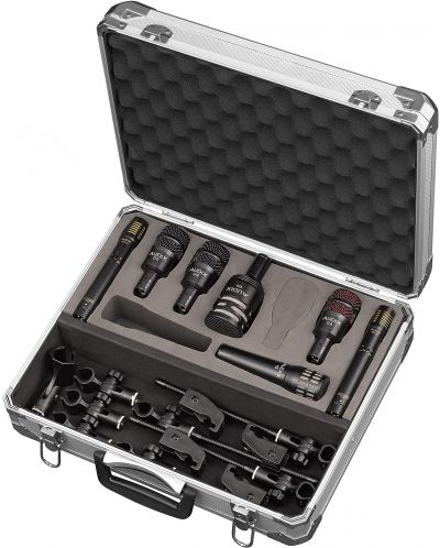 Set de microfoane pentru tobe AUDIX - DP7, 7 piese, negru - 1