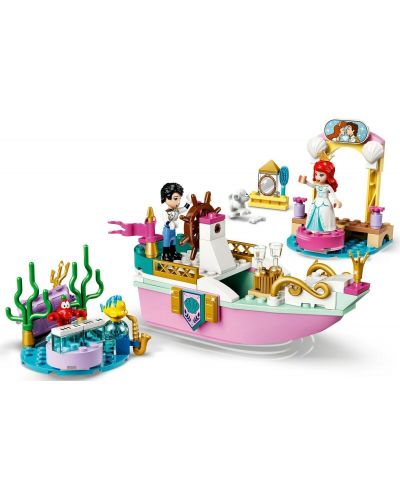 Set de construit Lego Disney Princess - Barca de sarbatoare a lui Ariel (43191) - 3