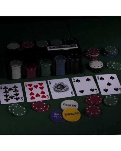 Set de poker - 200 jetoane de poker (cutie metalică) | Ozone.ro