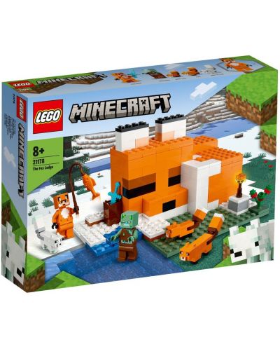 Set constructie Lego Minecraft - Vizuina vulpilor (21178) - 1