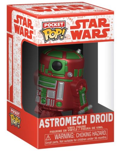 Set Funko POP! Collector's Box: Movies - Star Wars (Holiday R2-D2) (Metallic) - 4