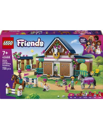 Constructor LEGO Friends - Grajd și academie de echitație (42688)