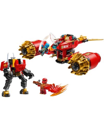 Constructor LEGO Ninjago - Robot Storm Rider al lui Kai (71830