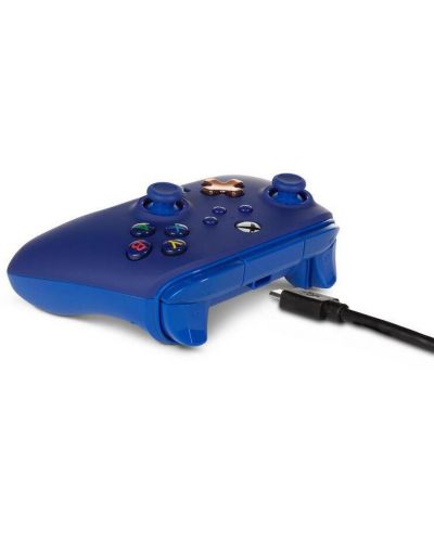 Controller cu fir PowerA - Enhanced, pentru Xbox One/Series X/S, Midnight Blue - 4