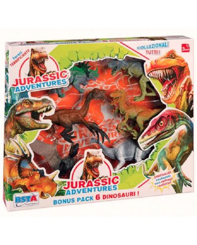 Set de figuri RS Toys - Dinozauri, 6 buc - 1
