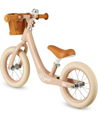 Bicicleta de echilibru  KinderKraft - Rapid 2, roz - 3