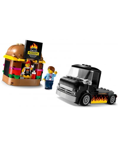 Constructor LEGO City - Un camion de burgeri (60404) - 4