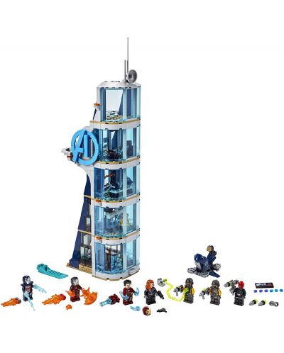 Set de construit Lego Marvel Super Heroes - Битката в Avengers Tower (76166) - 2