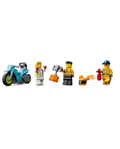 Constructor LEGO City - Provocarea cu camion pentru cascade și cerc de foc (60357) - 4