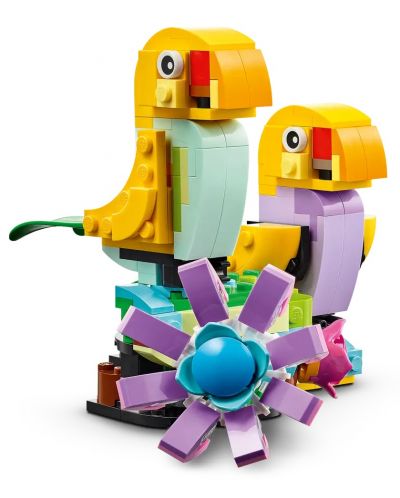 Constructor LEGO Creator 3 în 1 - Flori într-o stropitoare (31149) - 5
