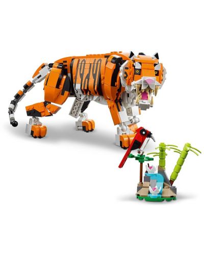 Constructor 3 în 1 LEGO Creator - Tigru maiestuos (31129) | Ozone.ro