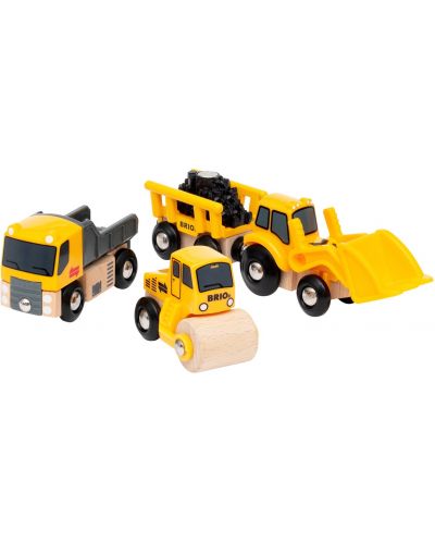 Set de constructie  Brio - Construction vehicles - 4