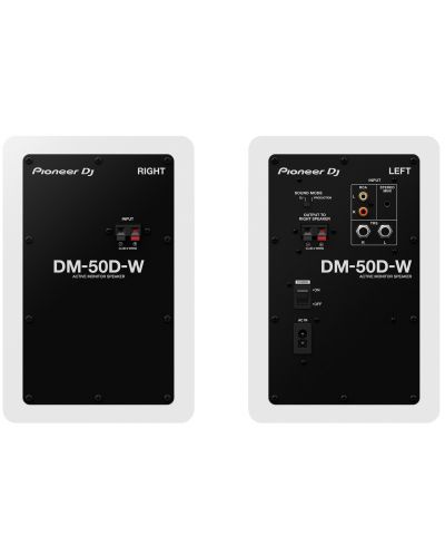 Pioneer Difuzoare DJ - DM-50D-WH, 2 buc, alb/negru - 3