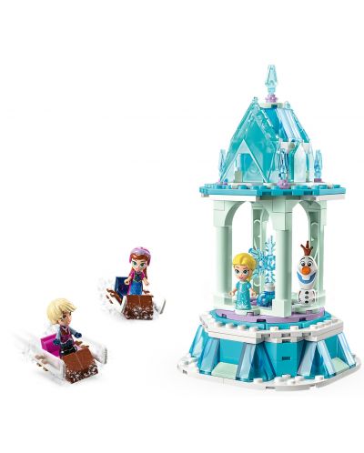 Constructor LEGO Disney - Caruselul magic al Annei și Elsei (43218) - 3
