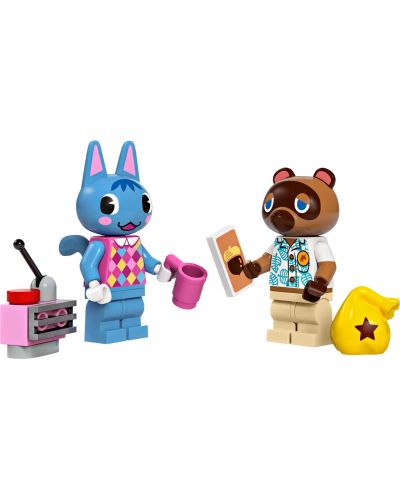 Constructor LEGO Animal Crossing - Tom Nook și Rosie (77050) - 6