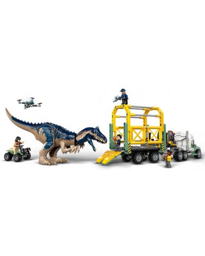 Constructor LEGO Jurassic World - Misiunea Dinozaur: Camion de transport pentru un Allosaurus(76966) - 6