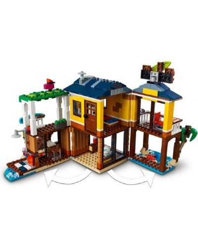 Set de construit Lego Creator - Casa pe plaja, pentru surf (31118) - 6
