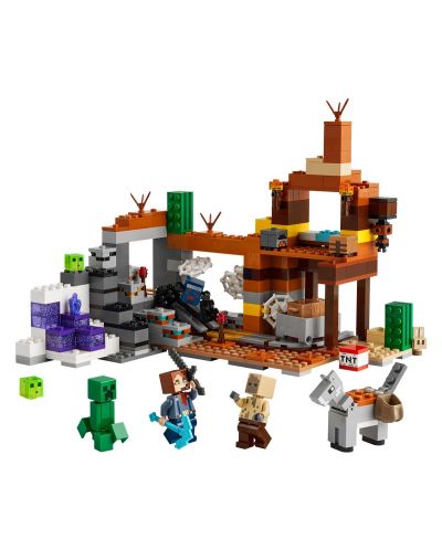 Constructor LEGO Minecraft - Mină în terenurile sterpe (21263) - 3