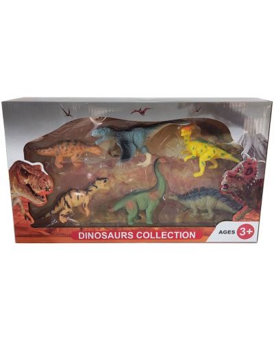 Set figurine Ocie - Dinozauri, 6 bucati, tip 2 - 1