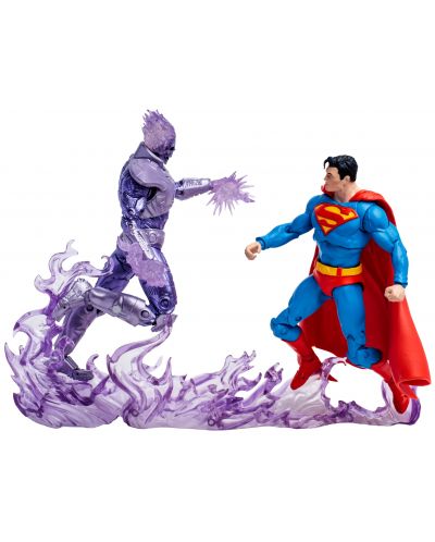 Set de figurine de acțiune McFarlane DC Comics: Multiverse - Atomic Skull vs. Superman (Action Comics) (Gold Label), 18 cm - 1