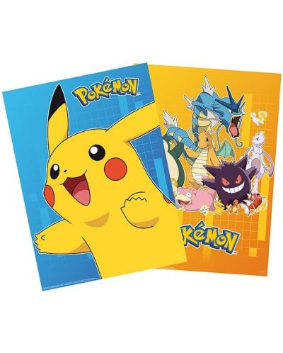 Set mini poster ABYstyle Games: Pokemon - Characters - 1