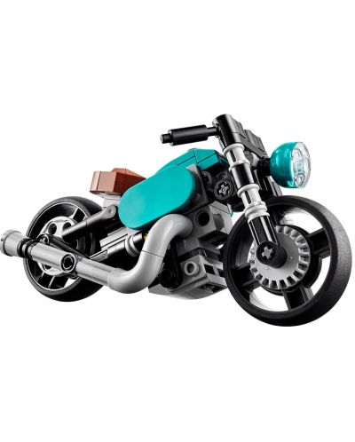 Constructor 3 în 1 LEGO Creator - Motocicletă de epocă (31135) - 3