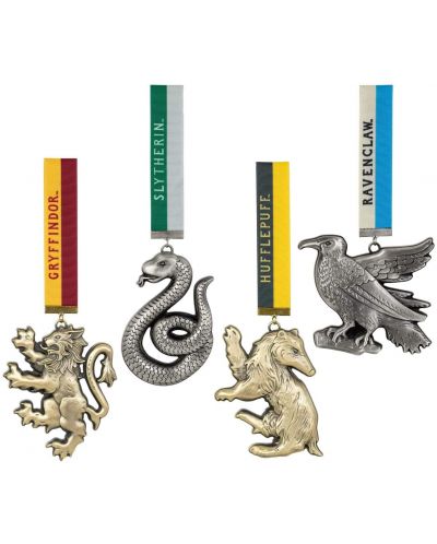 Set de ornamente The Noble Collection Movies: Harry Potter - House Mascots - 1