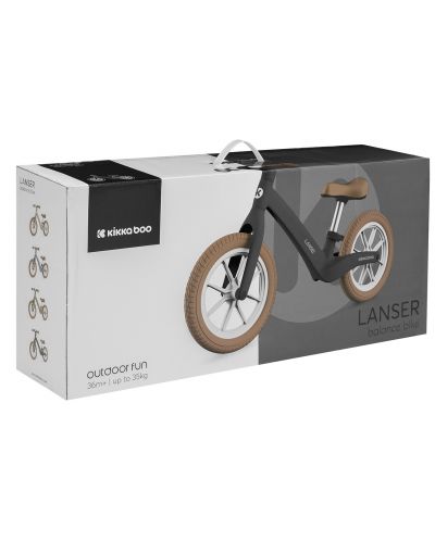 Bicicletă de echilibru  KikkaBoo - Lanser, negru - 6