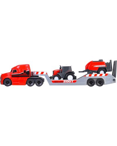 Set Dickie Toys - Camion de transport cu tractor Massey Ferguson - 4