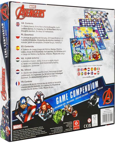 Cartamundi: set de jocuri de societate Avengers - copii - 2