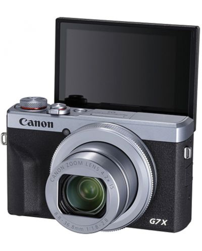 Aparat foto Canon - Powershot G7X Mark III, argintiu/negru | Ozone.ro