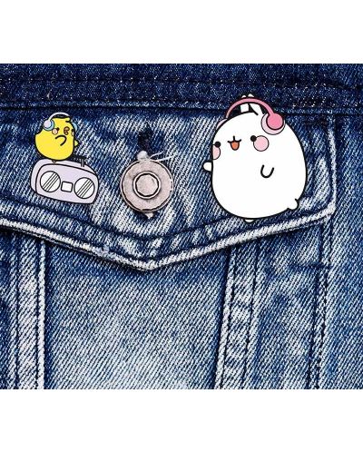 Set de insigne ABYstyle Animation: Molang - Music Molang - 3