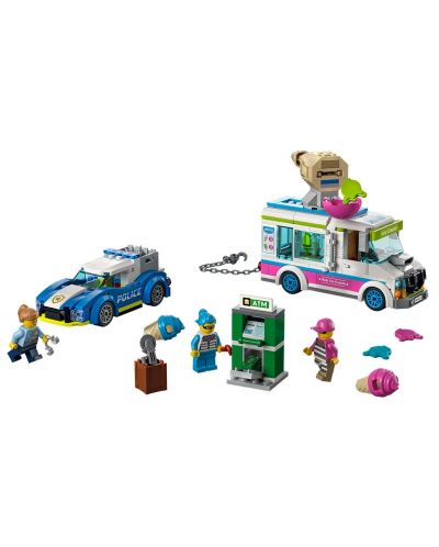 Constructor Lego City - Politia in urmarirea furgonetei cu inghetata(60314) - 3