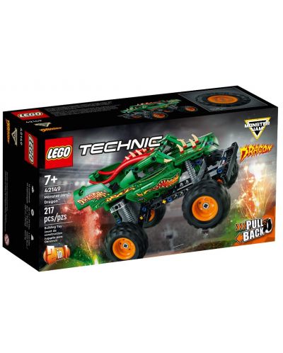 Constructor LEGO Technic - Monster Jam, Dragon (42149) - 1