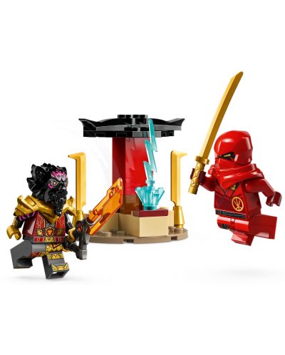 Constructor LEGO Ninjago - Bătălia lui Kai și Ras cu o bicicletă și o mașină (71789) - 3