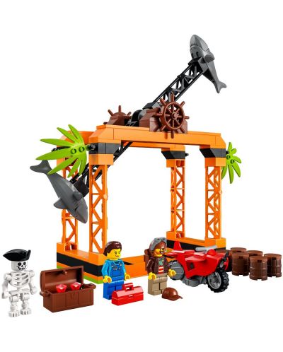 Constructor Lego City - Stunt Challenge Atacul rechinului (60342) - 2