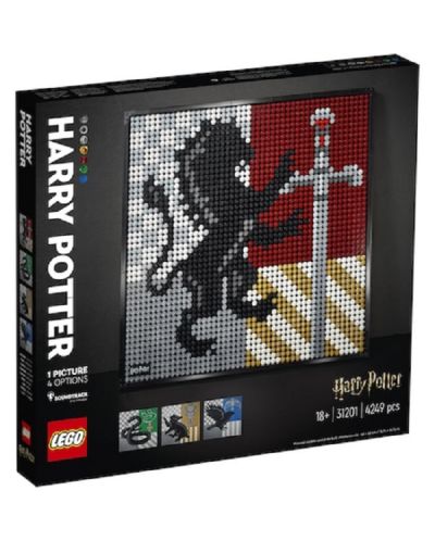 Set de construit Lego Art Harry Potter - Emblemele de la Hogwarts (31201)	 - 2