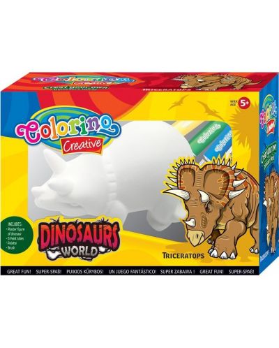 Set de colorat Colorino Creative - Triceratops - 1