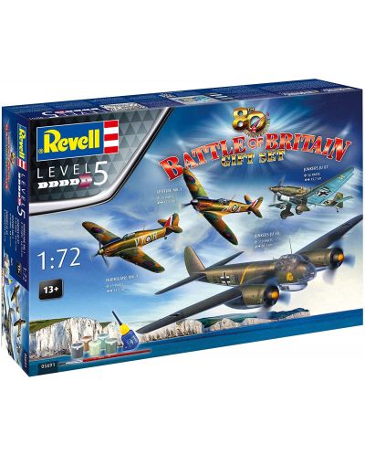Set de modele Revell Militare: Avioane - Ediție aniversară, 4 buc. - 1