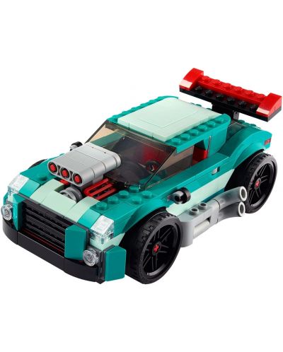 Constructor 3 în 1 LEGO Creator - Masina de curse pe sosea (31127)	 - 4