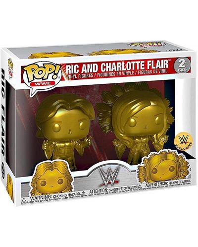 Set figurine Funko POP! Sports: WWE - Ric and Charlotte Flair - 2