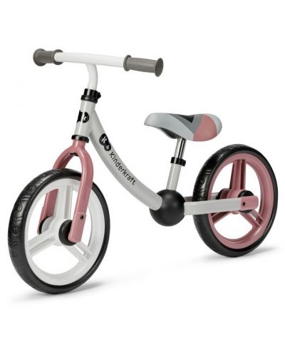 Bicicleta de balans KinderKraft - 2Way Next 2021, roz - 1