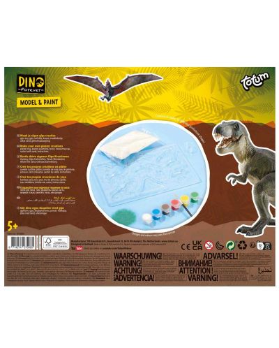 Totum - DIY Gypsum Model & Paint Dino Figurine Set de figuri Dino - 4