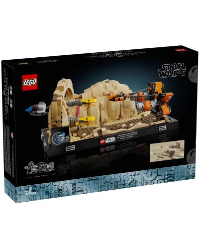 Constructor LEGO Star Wars - Dioramă Cursa din Mos Espa (75380) - 9