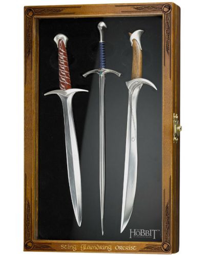 Set de cutite pentru litere The Noble Collection Movies: The Hobbit - Sting, Glamdring and Orcrist, 30 cm - 1