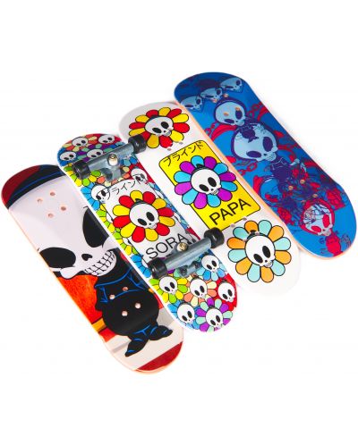 Set de skateboard-uri pentru degete Tech Deck - Papa Sora, Paris 2024, 4 buc - 3