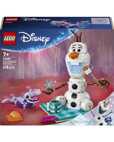 Constructor LEGO Disney -Picnic distractiv cu Olaf și Bruni (43287